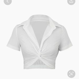 Size small cropped shirt never worn because too small